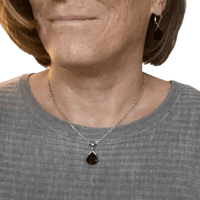 Jet Black Swarovski Crystal Necklace - Creative Jewelry by Marcia - Asymmetrical Jewelry - Timeless Jewelry